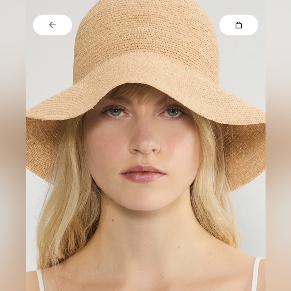 Aritzia Accessories - ARITZIA World famous Panama Hats 100% Toquilla Straw Hat Handmade Lady Large